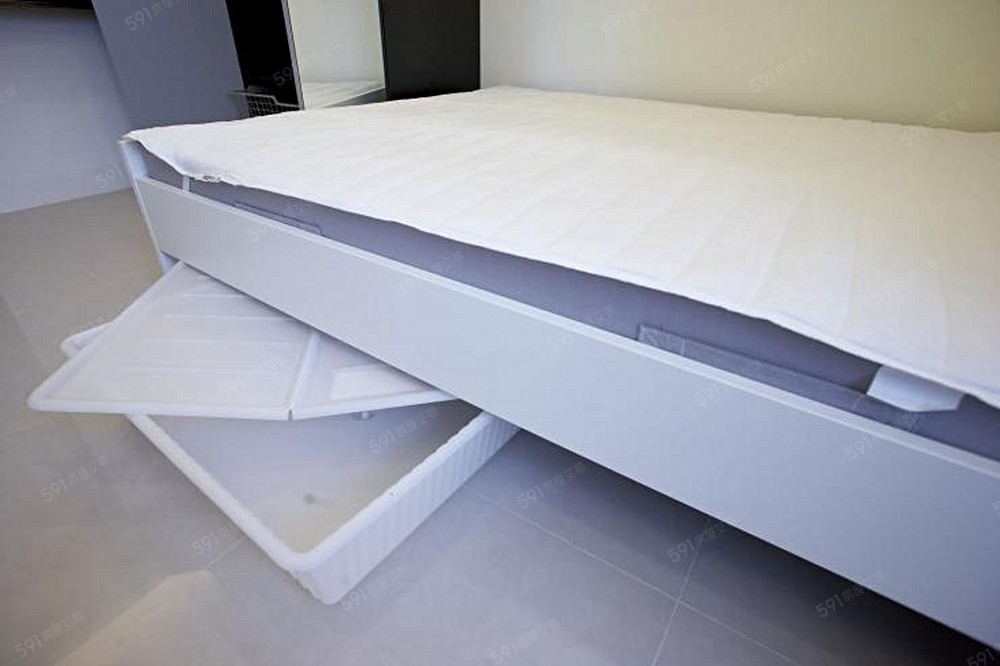 IKEA床,床墊及床底儲物盒