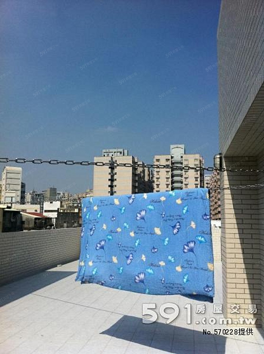 頂樓特別為你妳設置貼心暖暖曬被區