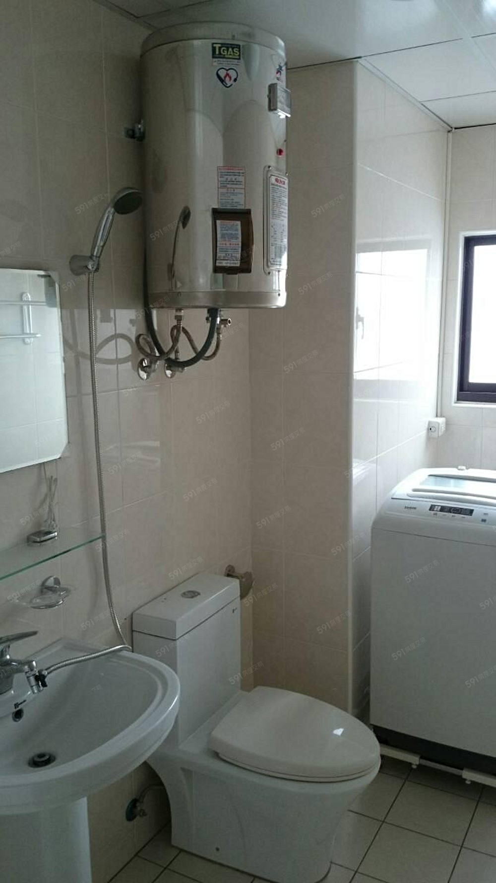 專用洗衣機、12加侖電熱水器