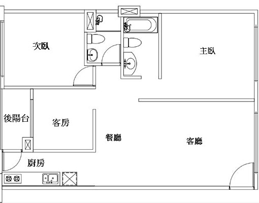 高鐵特區隘口六街3房含車位 - Image 2
