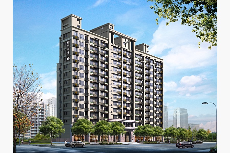 「竹城真鶴」3D外觀示意圖