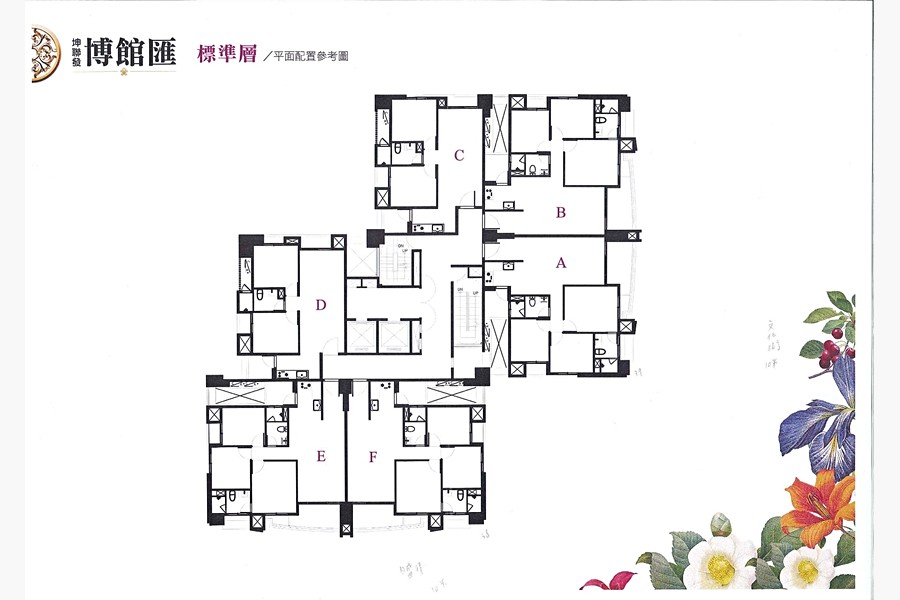 標準層平面配置參考圖