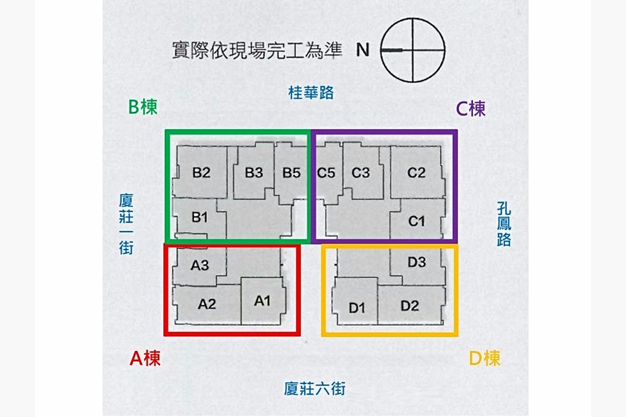 標準層平面圖(圖片經編輯加工,僅供開箱文使用)