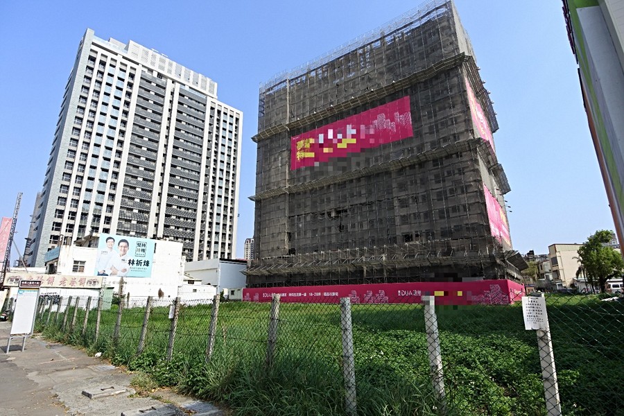 基地後方的飯店預定地