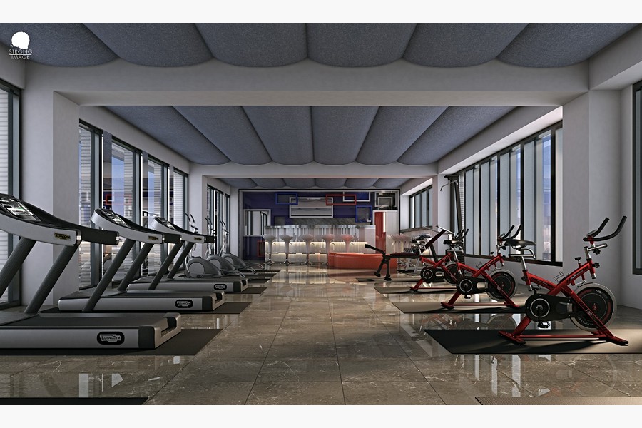 健身房3D示意圖