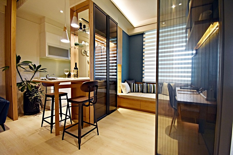 小倆口的簡便客餐廳設計，相當溫馨