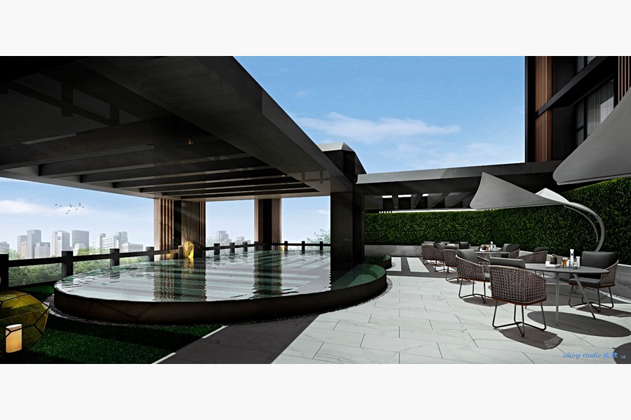 空中水池與花園