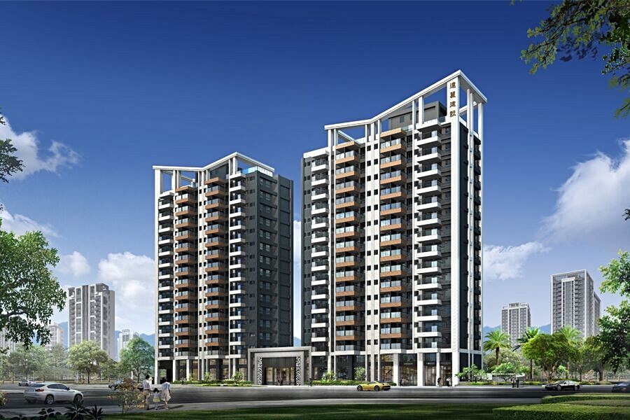 達麗建設「漾CITY 2」建築外觀(參考示意圖)