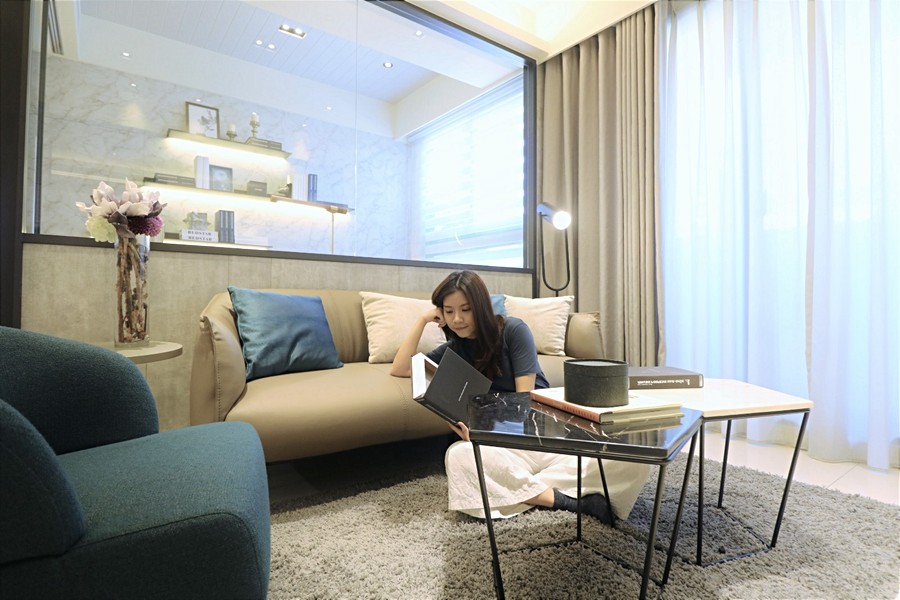 兩大面的採光很舒服