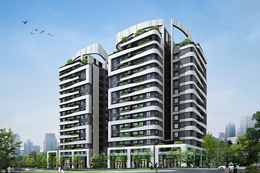 外觀3D示意圖(日景)