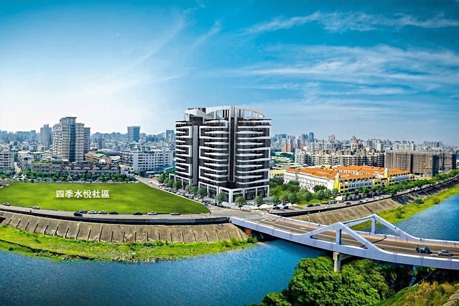 基地河岸景觀示意圖