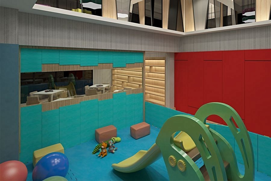 兒童遊戲區(圖為3D示意圖)