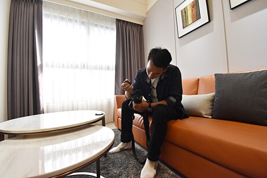 拍攝一整天後的相機清潔