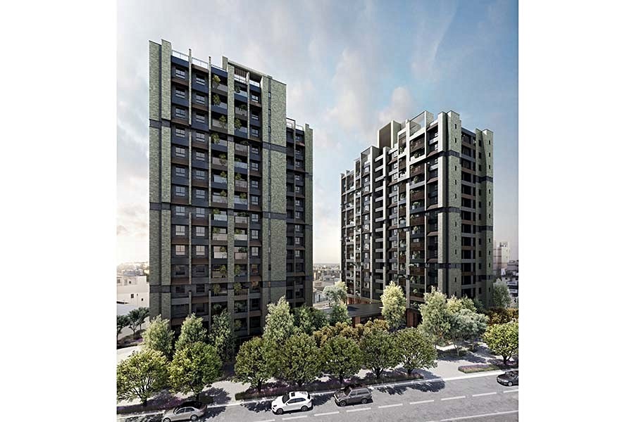 「順天豐華」為雙塔式建築