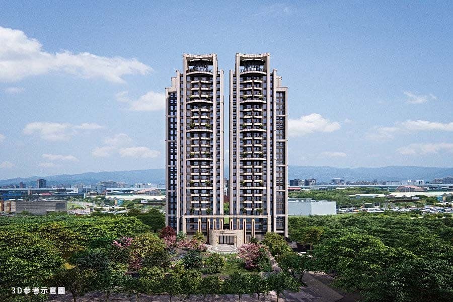 建案外觀示意圖