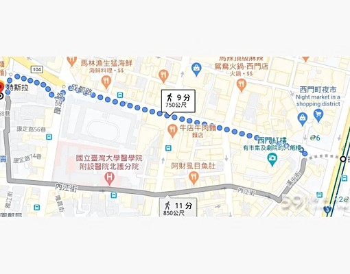 西門捷運陽台獨立洗衣機典雅裝潢套房 - Image 7