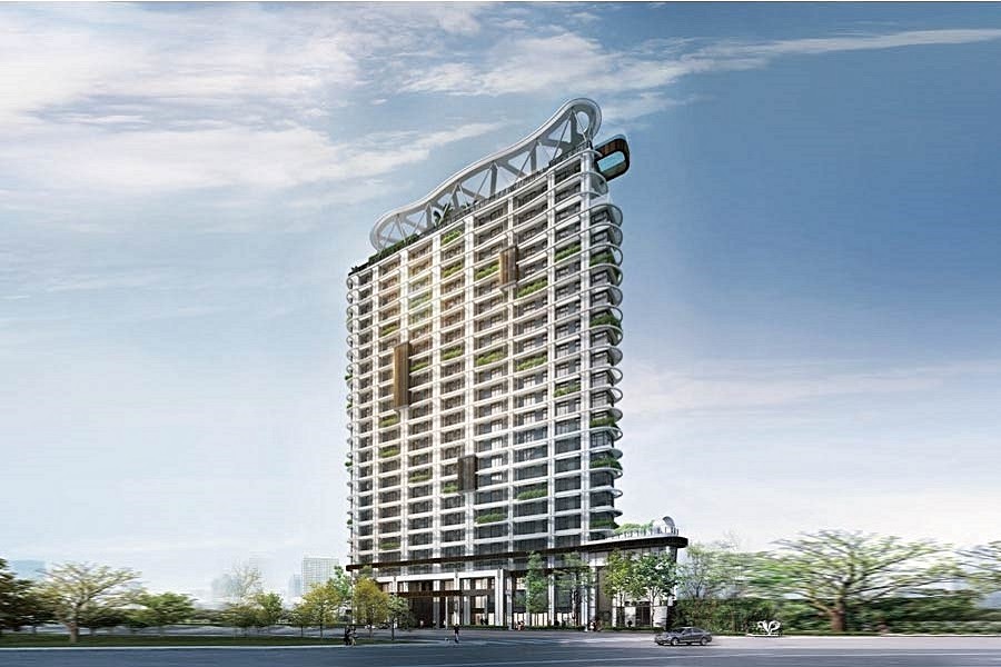 建物由名師打造，立體醒目。