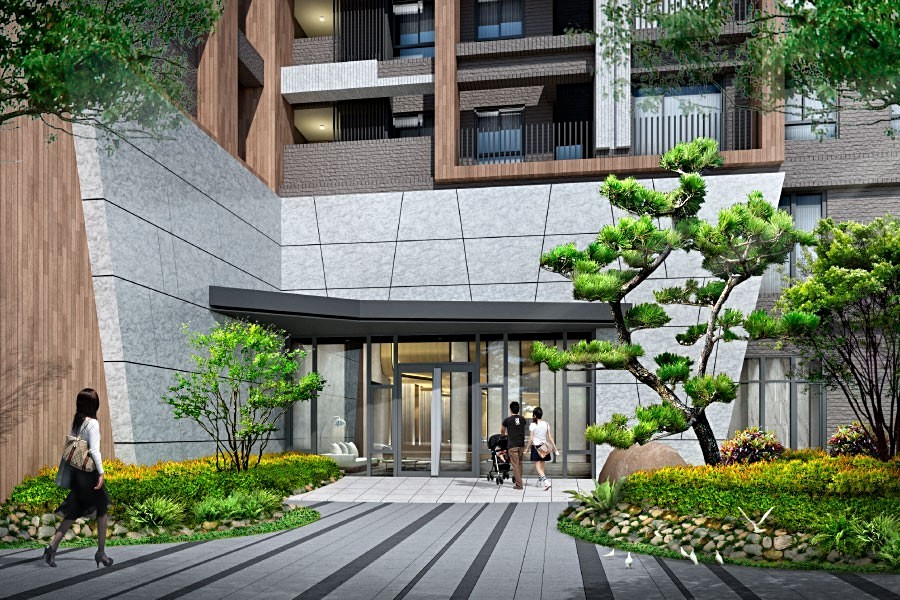 退縮社區門面,打造新盛街新地標