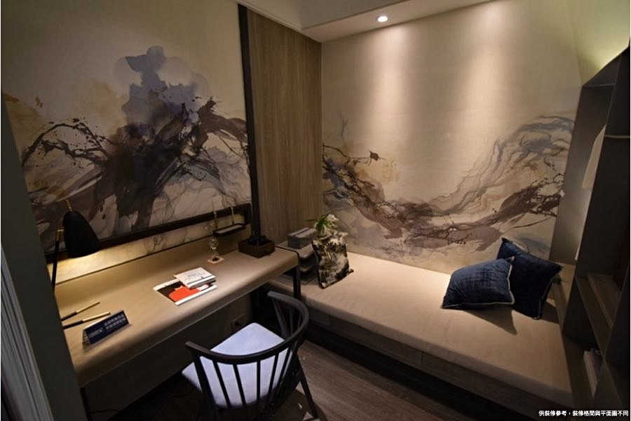 「+1」房的彈性空間可做書房。