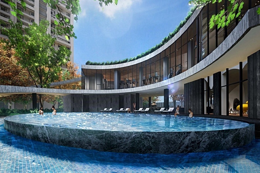 無邊際泳池無拘束沐浴自然