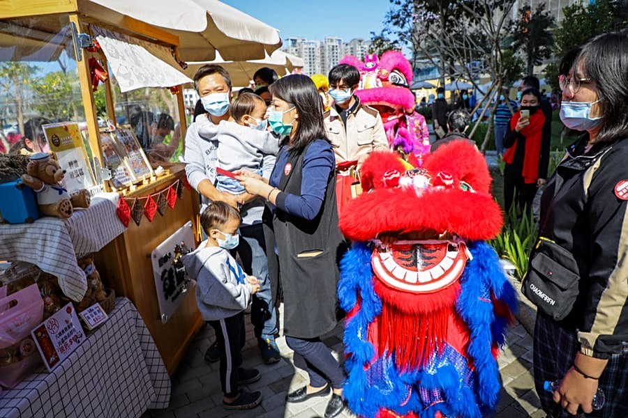 今年1月舉辦的新春市集