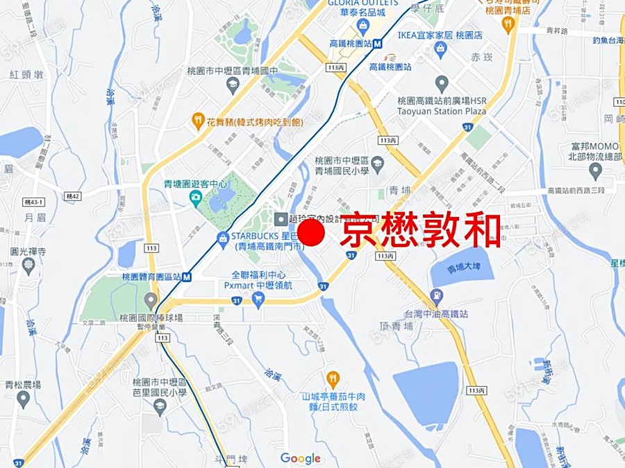 京懋敦和交通圖