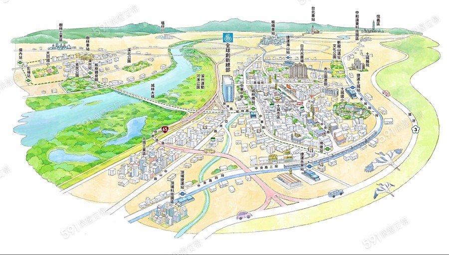 智富時代交通圖