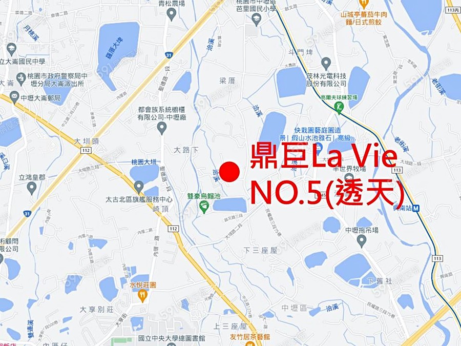 鼎巨La Vie NO.5(透天)交通圖