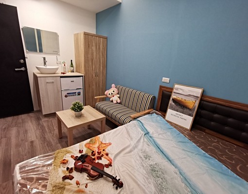 汐止站步行三分鐘時尚裝修獨洗可寵陽台套房@心享室誠 - Image 1