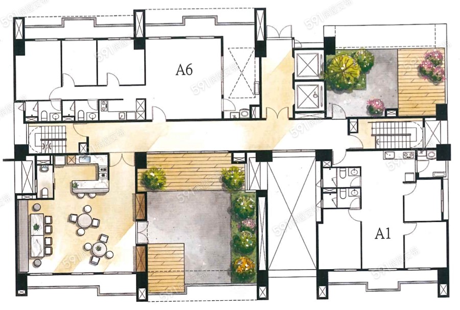 三銳海景Villa平面圖