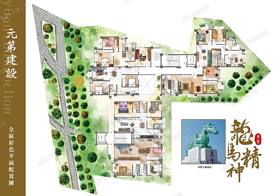 大悦江山平面圖