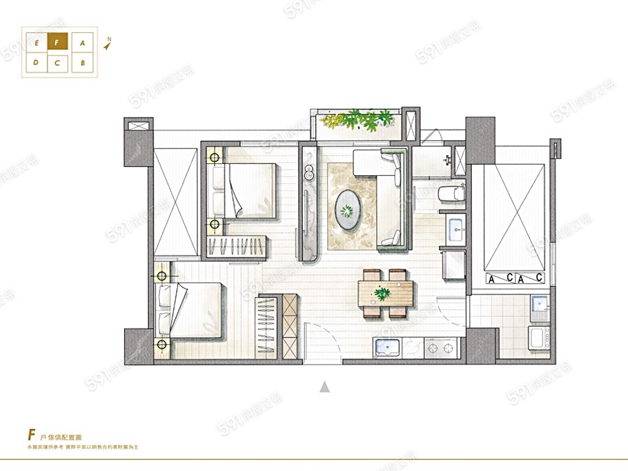 侑峰鑫生活格局圖