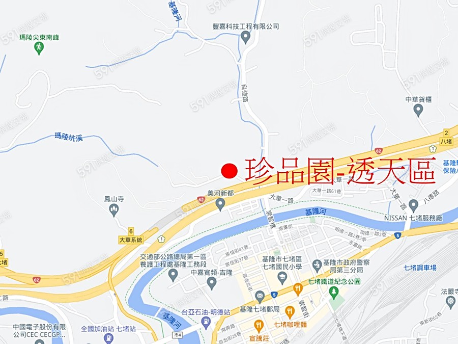 珍品園-透天區交通圖