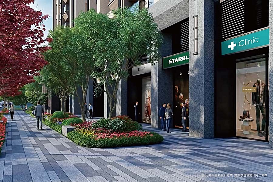 店面圖/3D示意圖。
