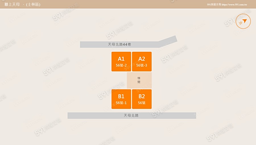 聯上天母平面圖