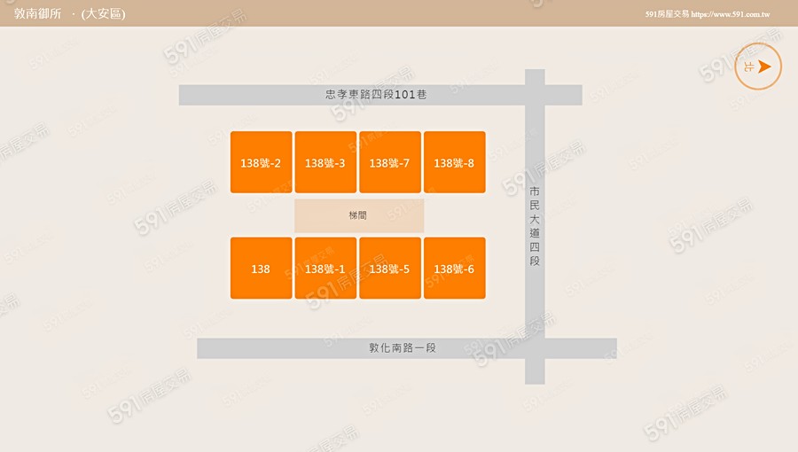 敦南御所平面圖