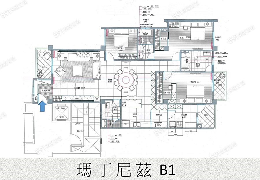 瑪丁尼茲格局圖