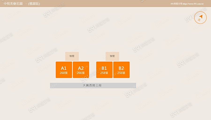 中悦美樹花園平面圖