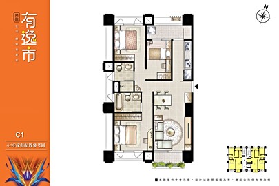 台信有逸市格局解析