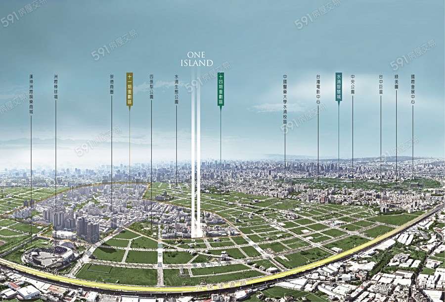 大毅一嶼交通圖