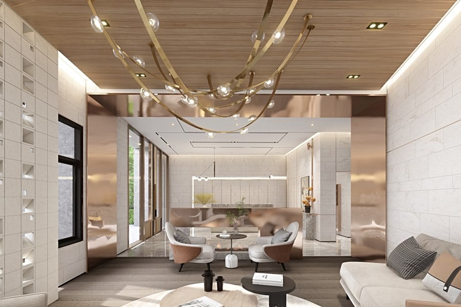 社區大廳3D示意圖