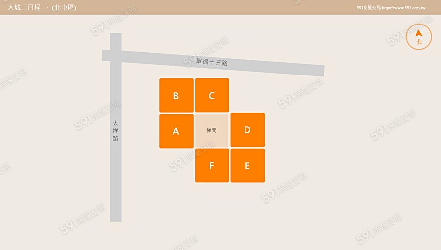 大城二月埕平面圖