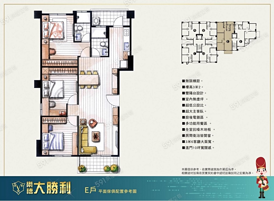 樂橋大勝利格局圖