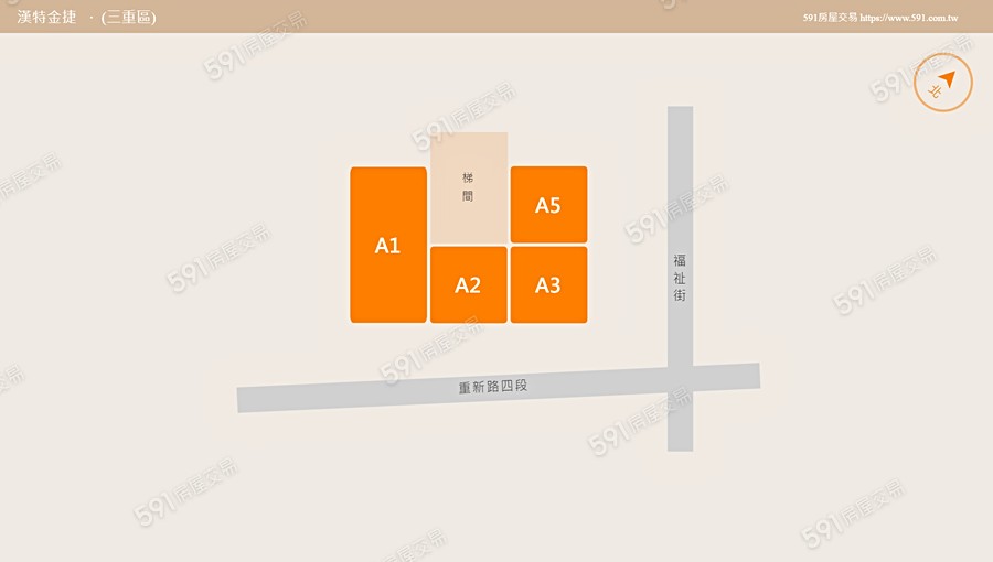 漢特金捷平面圖