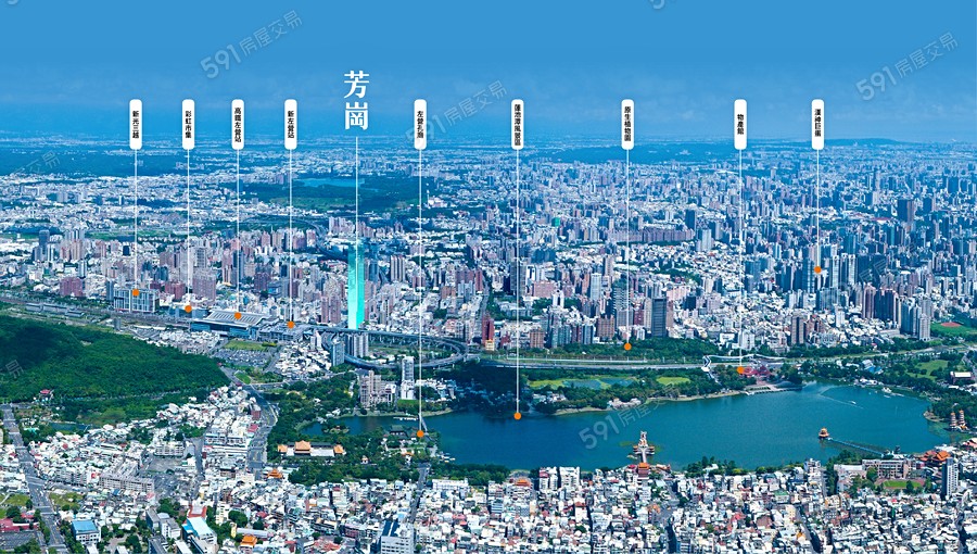 芳崗高鐵棧交通圖