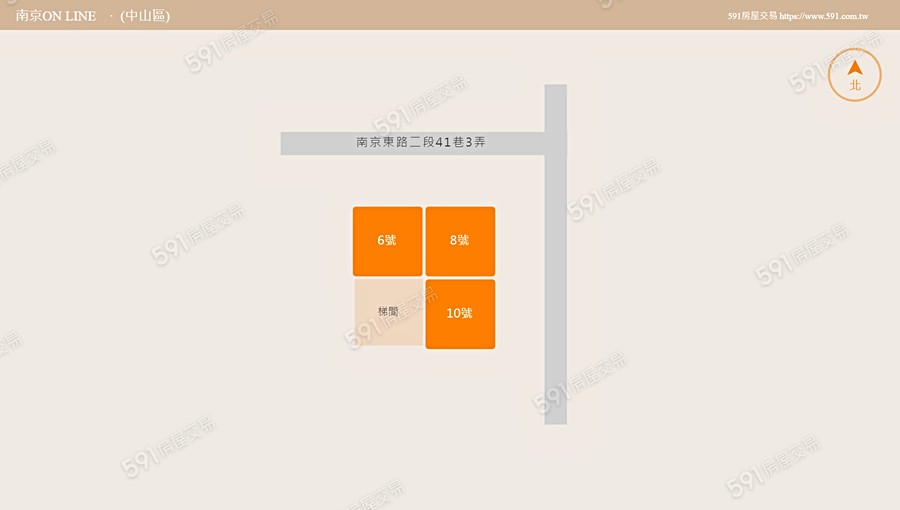 南京ON LINE平面圖