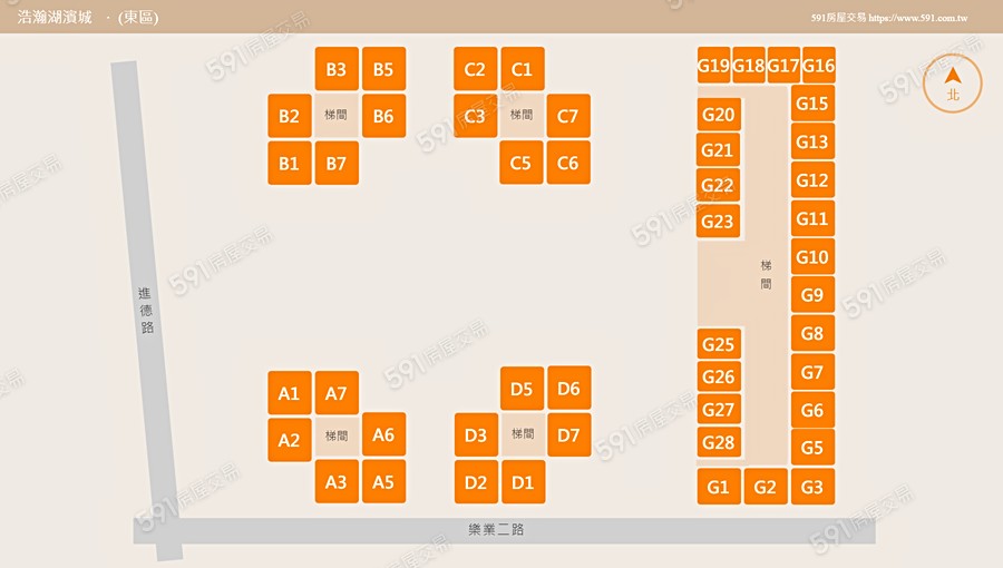 浩瀚湖濱城平面圖