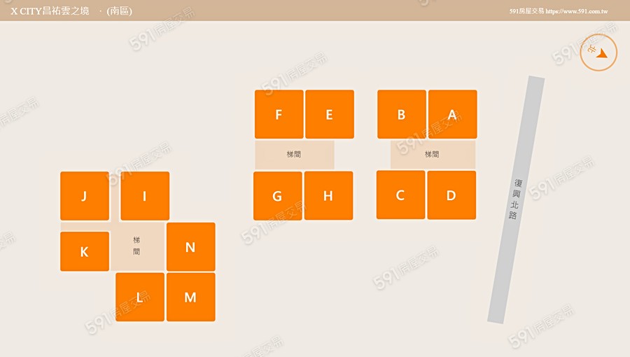 X CITY昌祐雲之境平面圖