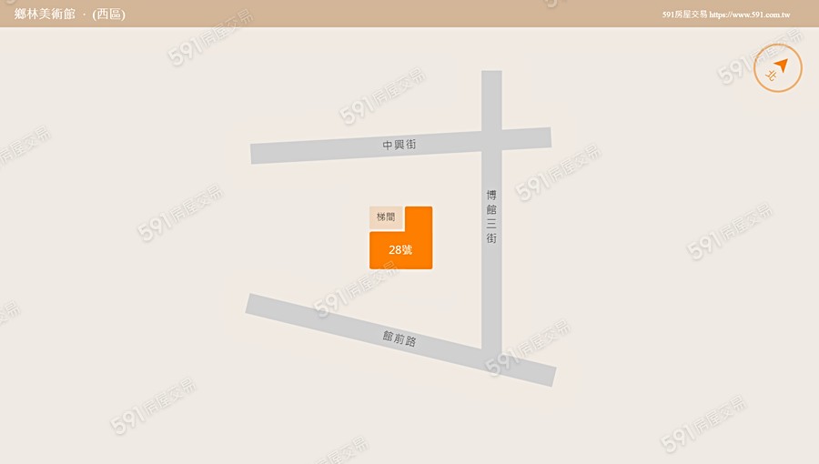 鄉林美術館平面圖