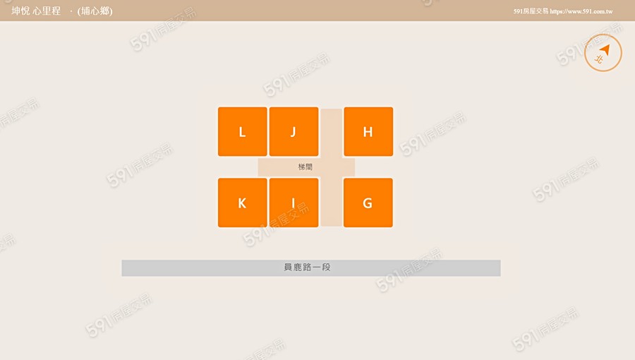 坤悅 心里程平面圖